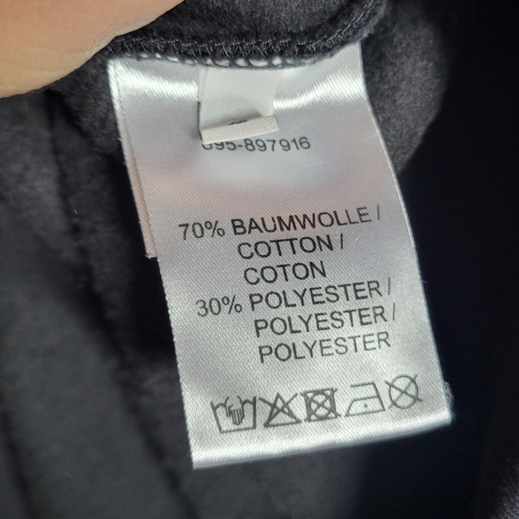 Frogbox Disney Large Angry Mickey tunic length hoodied sweater black white cord - Picture 6 of 6